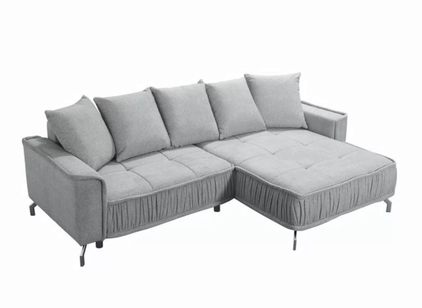 Furnix Ecksofa Degia Polstersofa in L-Form 277/173 cm mit Kissen & Armlehne günstig online kaufen