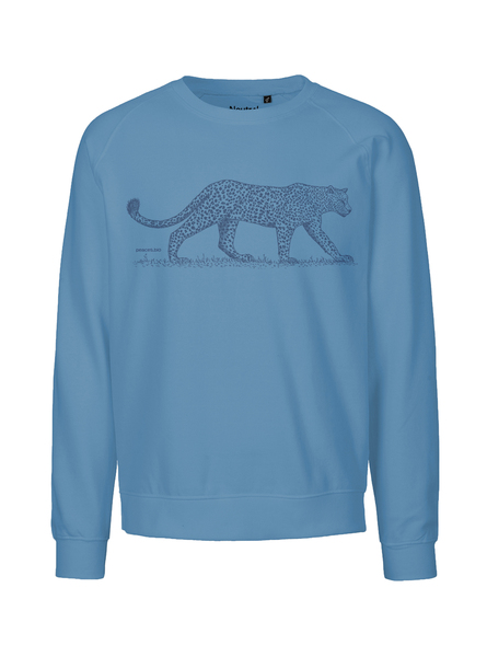 Bio Damen Sweatshirt Loose Fit Leopard günstig online kaufen