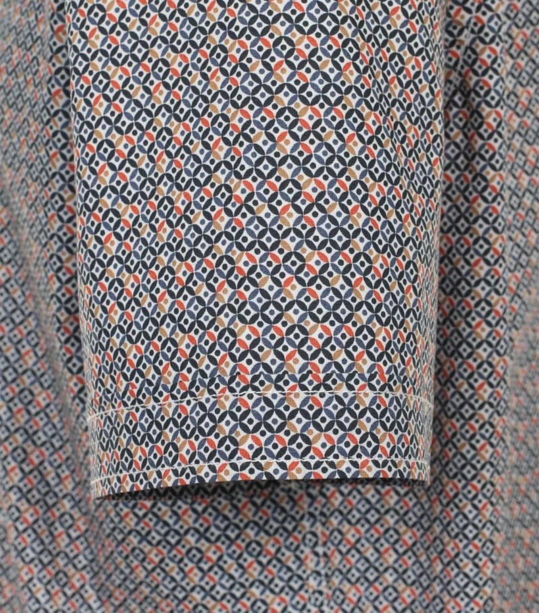 Casa Moda Short Sleeve Freizeithemd Druck Mehrfarbig - Größe L günstig online kaufen