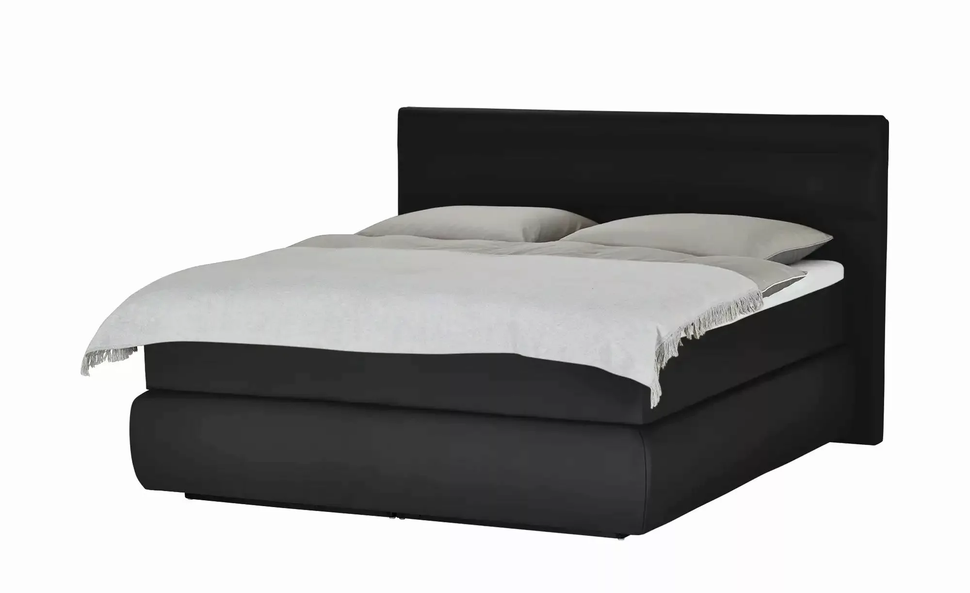 Wohnwert Boxspringbett   Dormian Bolge High ¦ schwarz ¦ Maße (cm): B: 220 H günstig online kaufen