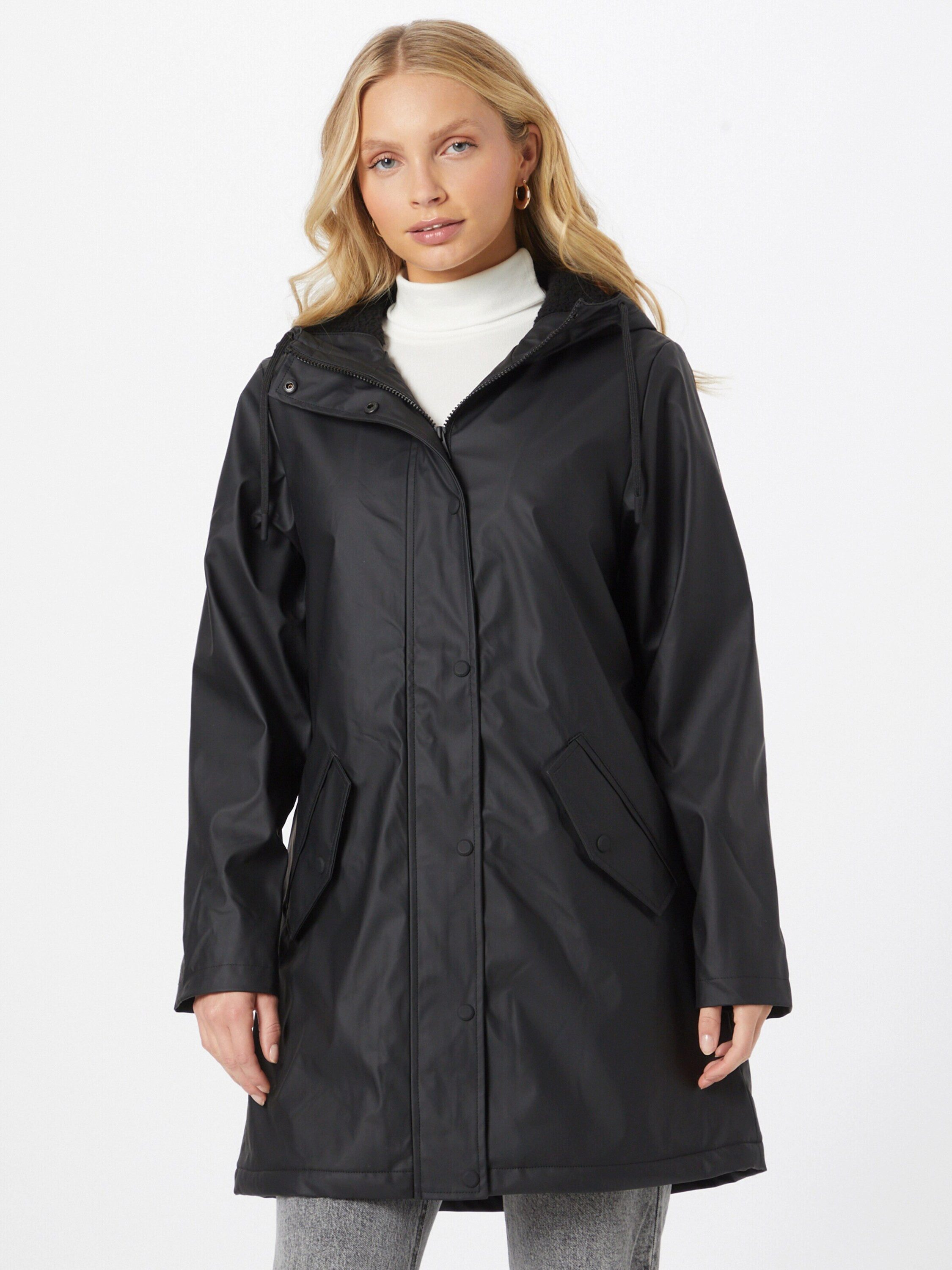 ONLY Funktionsmantel "ONLSALLY RAINCOAT OTW NOOS", mit Kapuze und Teddyplüs günstig online kaufen
