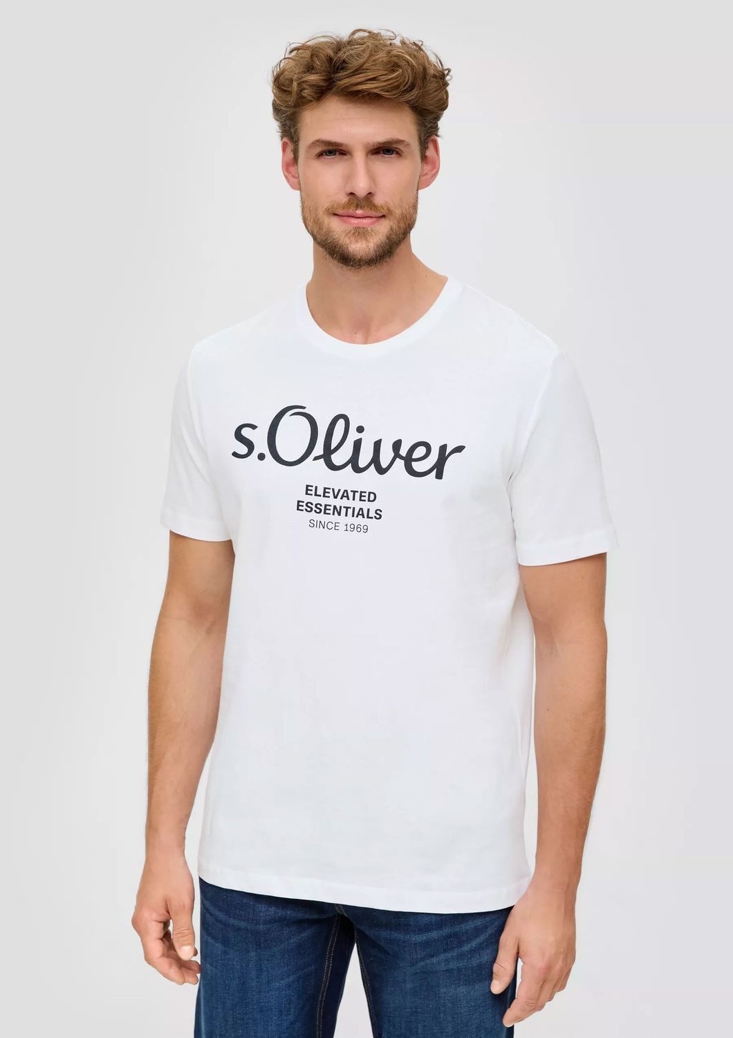 s.Oliver T-Shirt Basic aus reiner Baumwolle, günstig online kaufen