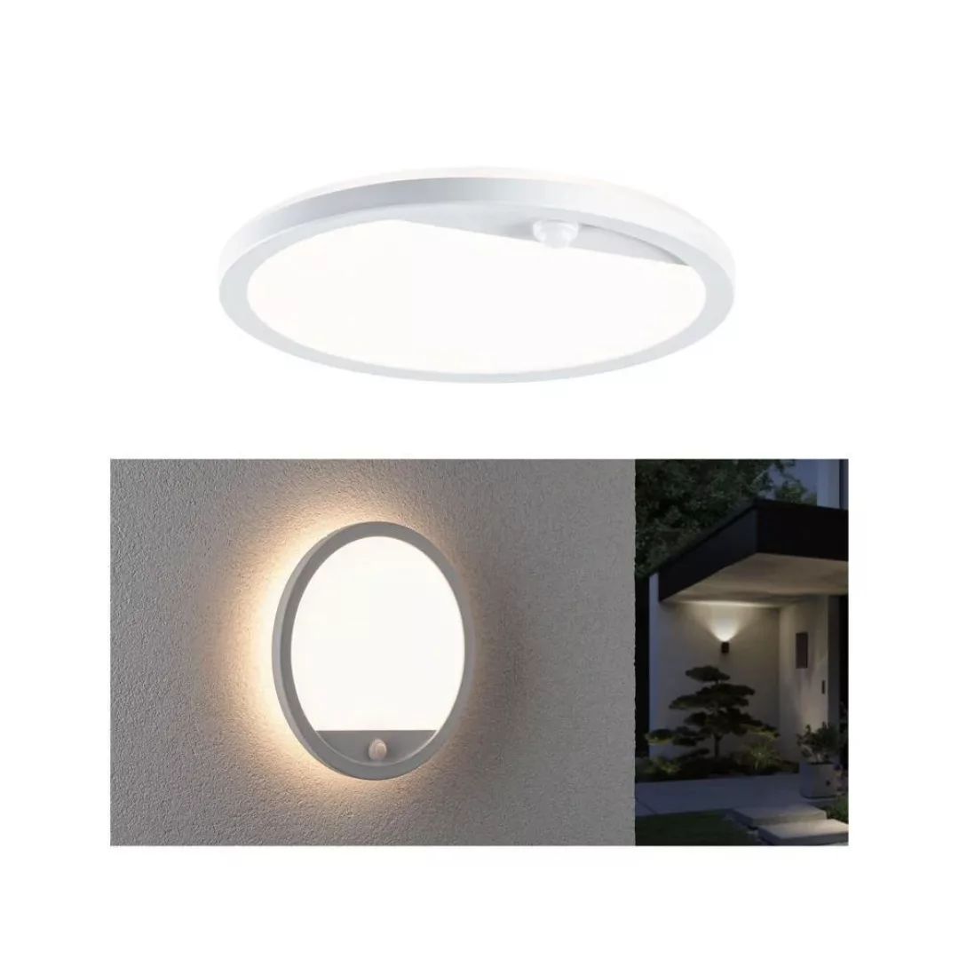 Paulmann LED Außen-Wandleuchte "Außenpanel Lamina rund 280mm 3000K 14,5W 12 günstig online kaufen