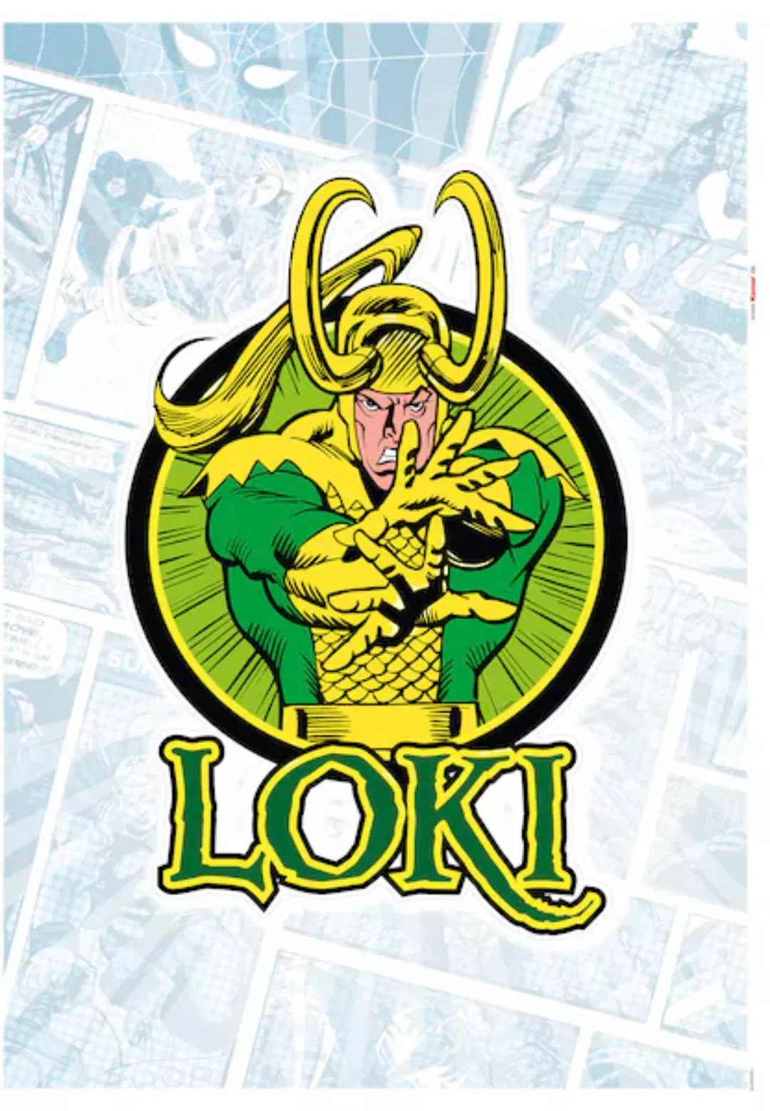 KOMAR Wandtattoo - Loki Comic Classic  - Größe 50 x 70 cm mehrfarbig Gr. on günstig online kaufen