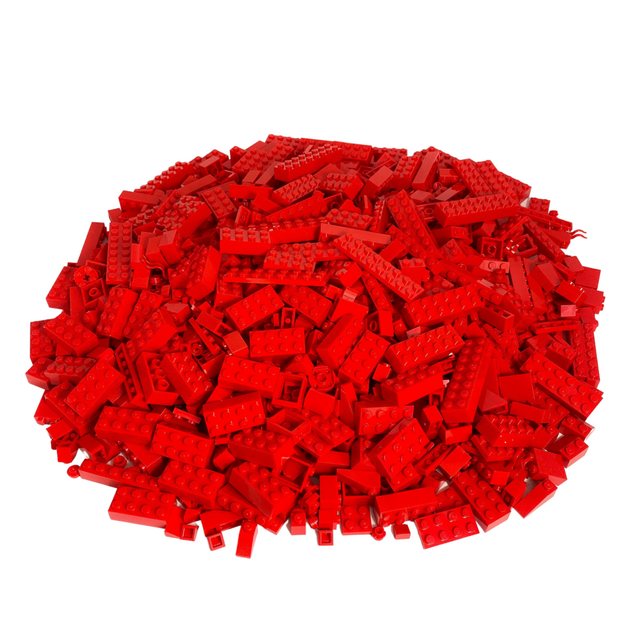 LEGO® Spielbausteine LEGO® Steine Sondersteine Rot Gemischt NEU! Menge 250x günstig online kaufen