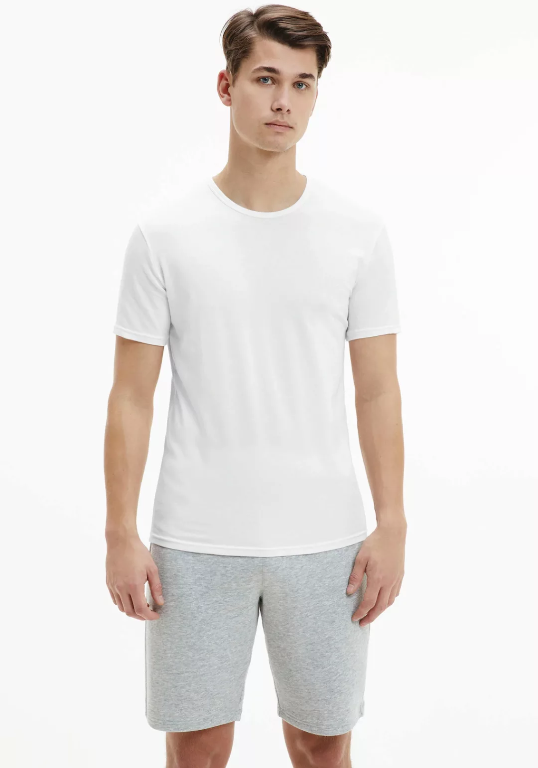 Calvin Klein T-Shirt ""Modern Cotton Stretch"", (2er-Pack), mit Rundhalsaus günstig online kaufen