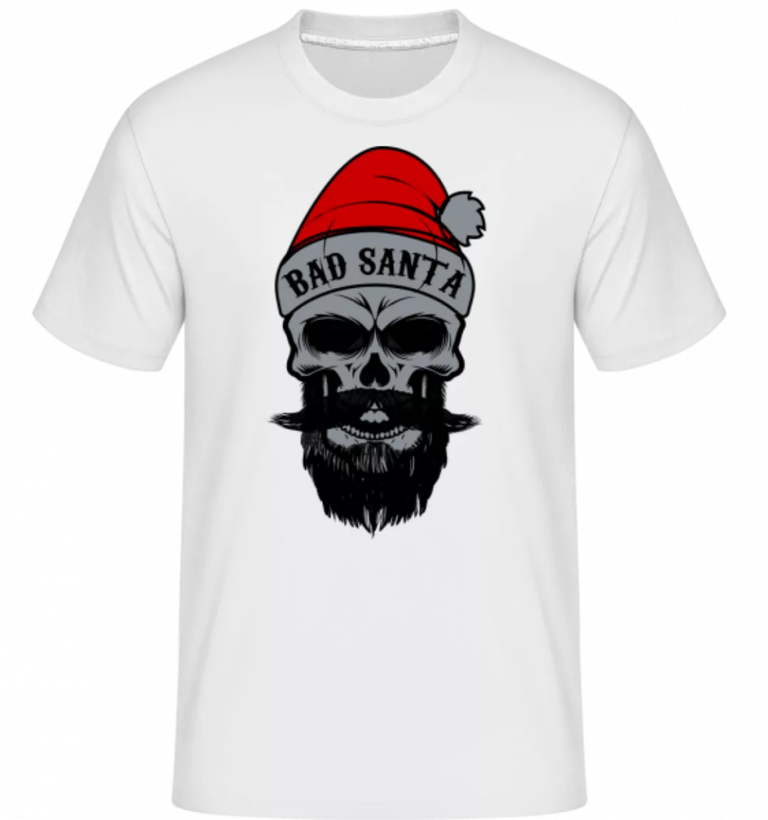 Bad Santa Skull · Shirtinator Männer T-Shirt günstig online kaufen