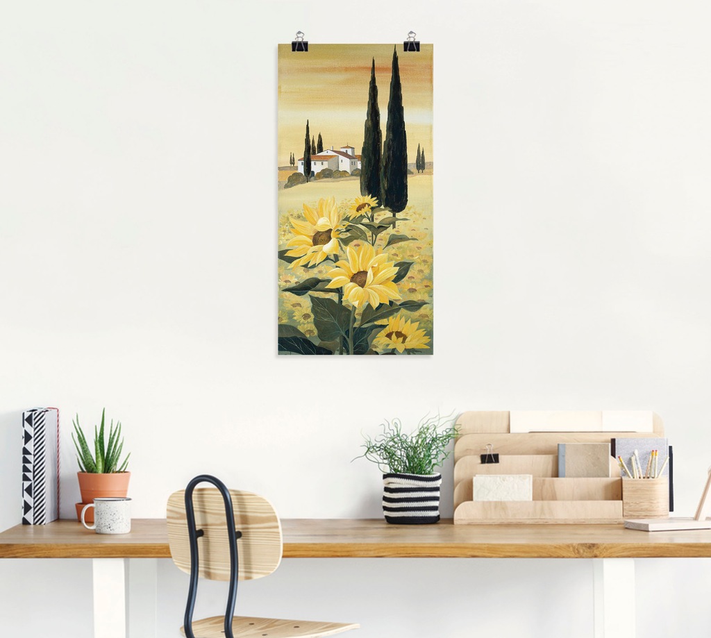 Artland Wandbild "Südliche Weite", Blumen, (1 St.), als Leinwandbild, Poste günstig online kaufen