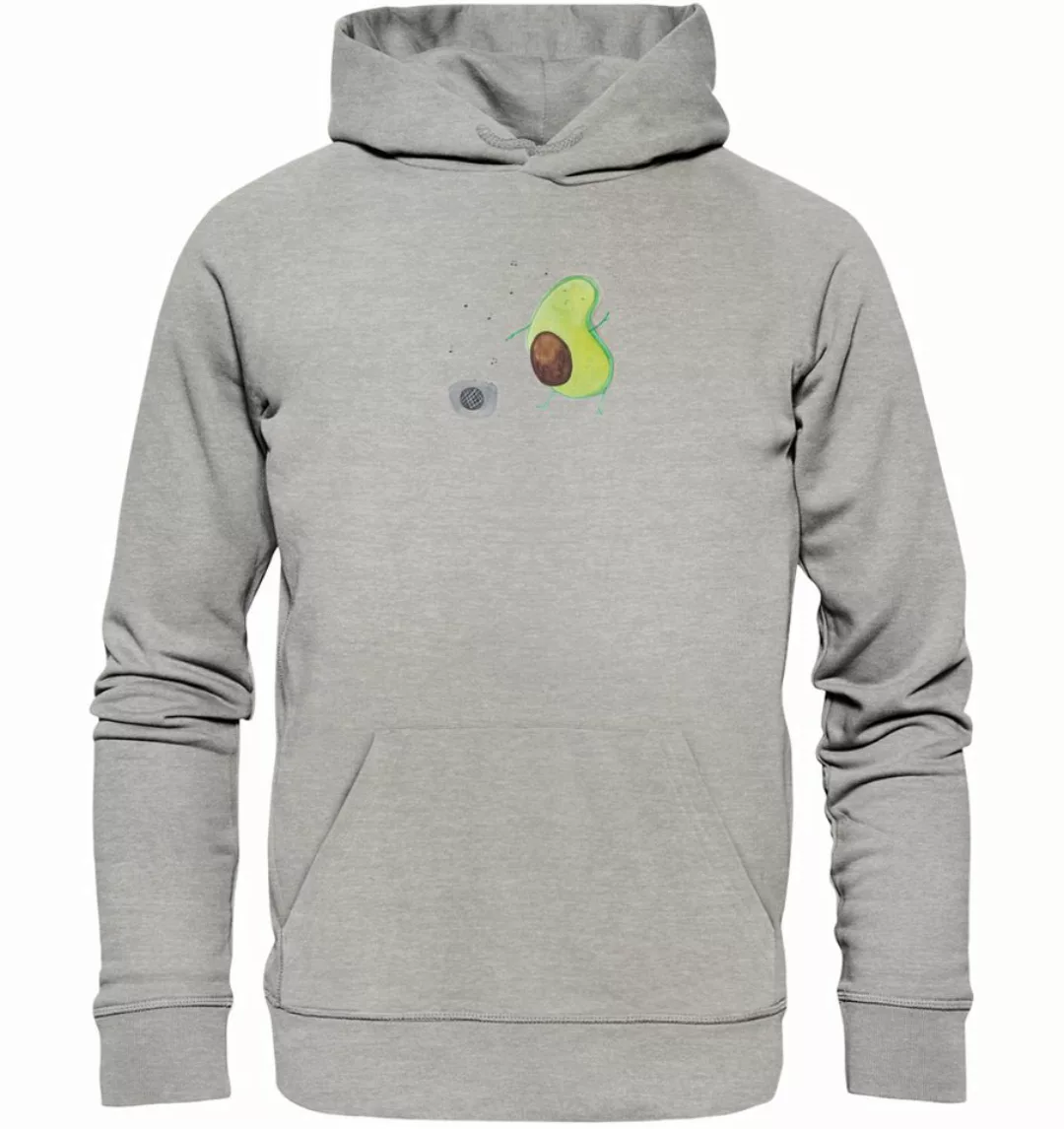 Mr. & Mrs. Panda Hoodie Größe XXL Avocado Tanzen - Heather Grey - Geschenk, günstig online kaufen