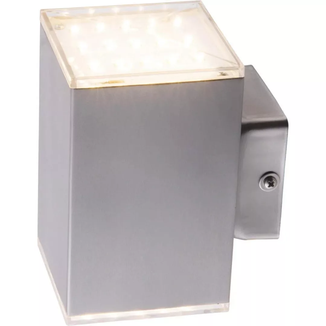 LED Wandleuchte Kubus in Weiß 2x 4,5W 1000lm IP44 günstig online kaufen