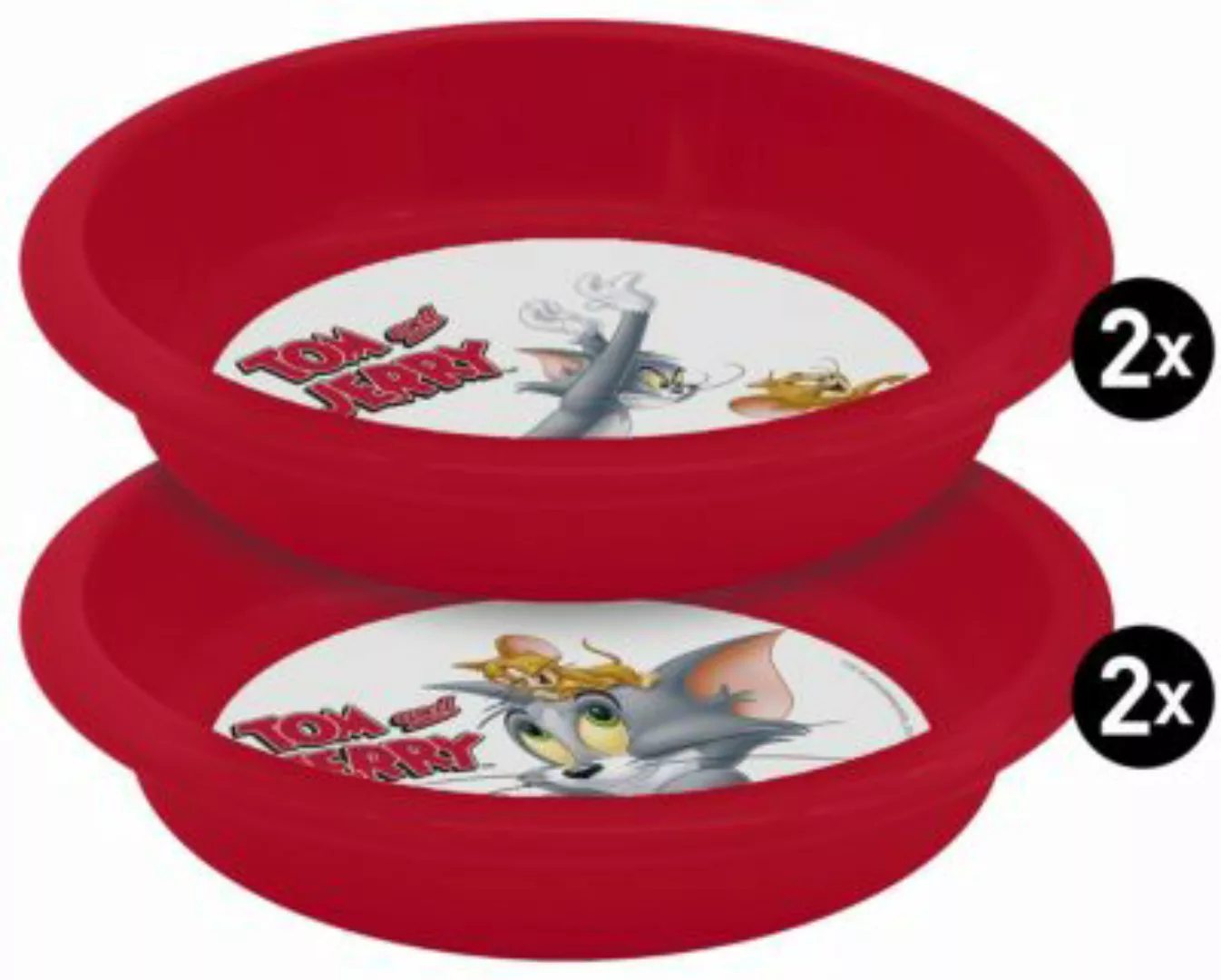 Geda Labels Müslischale Tom & Jerry 4er Set 300ml Müslischalen rot günstig online kaufen