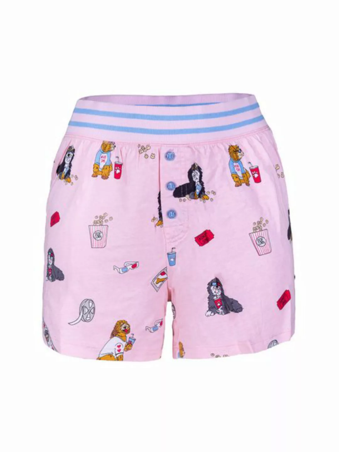 PJ Salvage Pyjamahose short - Playful Prints schlaf-hose pyjama schlafmode günstig online kaufen