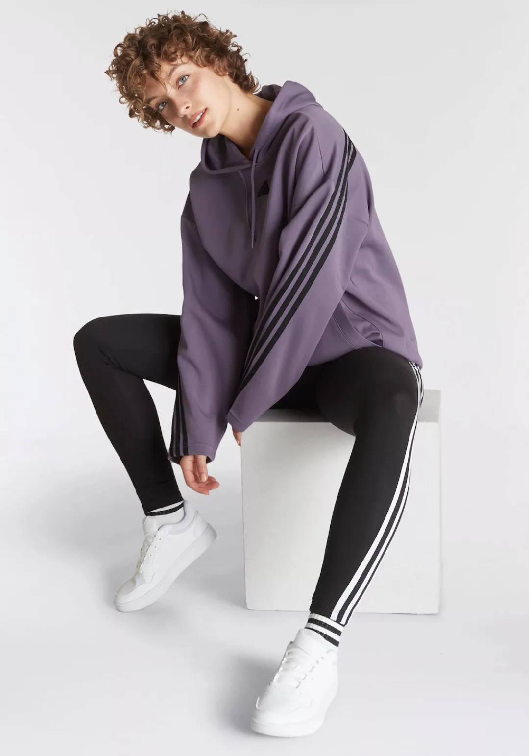 adidas Sportswear Kapuzensweatshirt "FUTURE ICONS 3STREIFEN HOODIE" günstig online kaufen