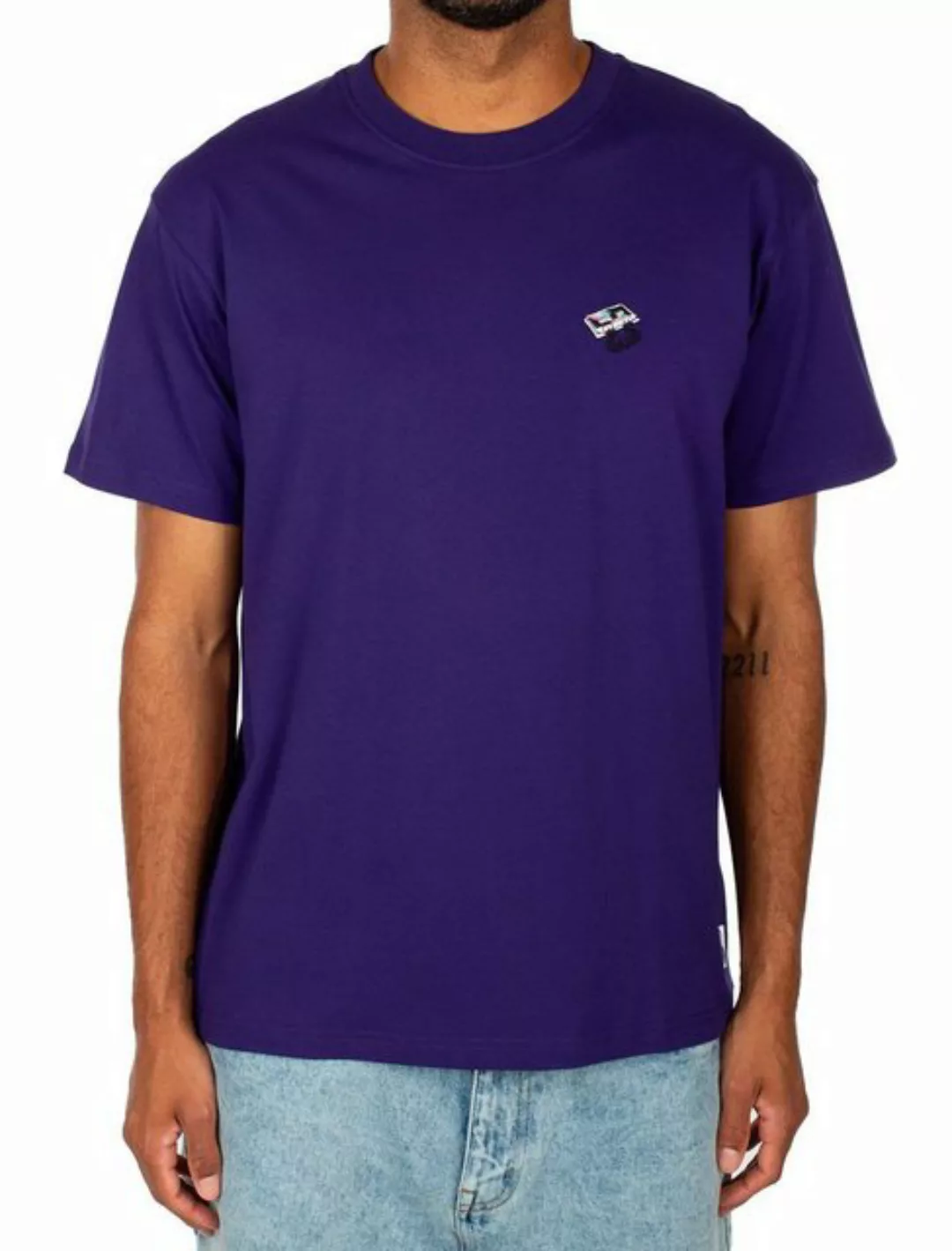 iriedaily T-Shirt - Shirt - Kurzarmshirt - Irietape T-Shirt [deep purple] günstig online kaufen