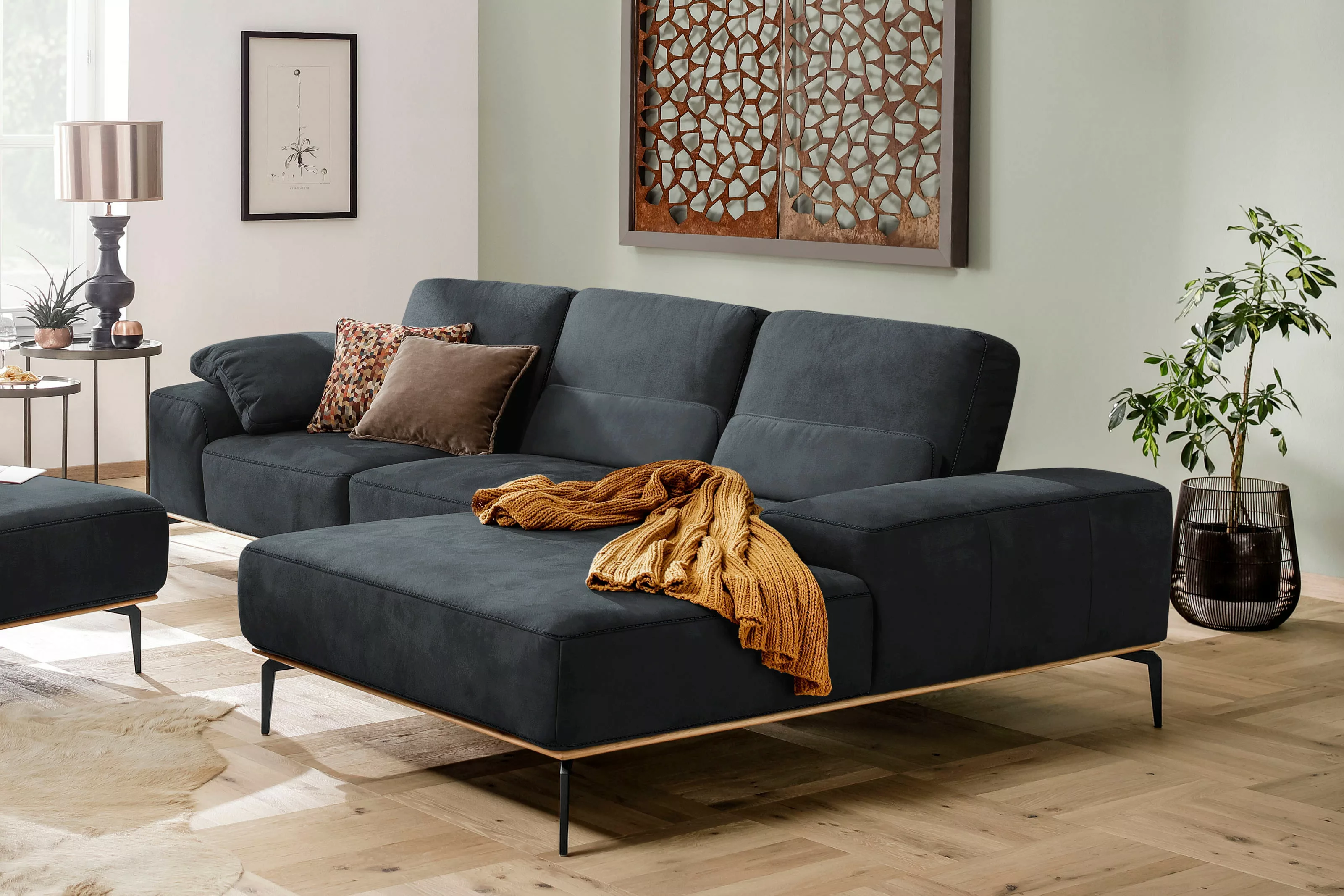 W.SCHILLIG Ecksofa "run, Designsofa mit tollem Sitzkomfort, bequem, L-Form" günstig online kaufen