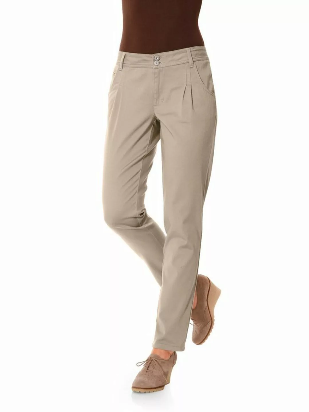 heine Jerseyhose Chino-Hose Innenbeinlänge ca. 79 cm günstig online kaufen