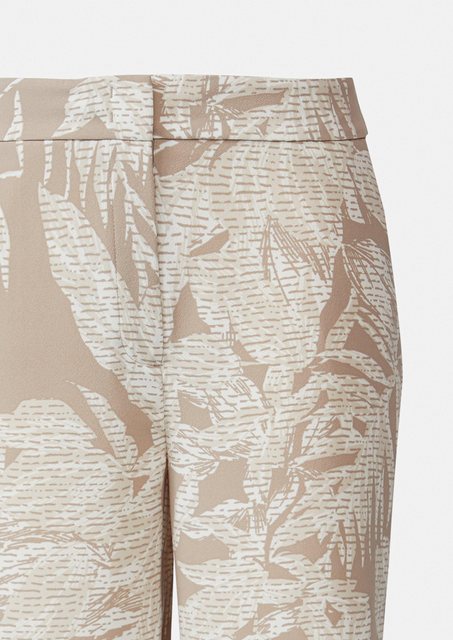 Comma Stoffhose Crêpe-Hose mit All-over-Print günstig online kaufen