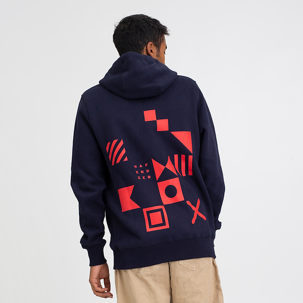 Flaggen Pattern Hoodie günstig online kaufen