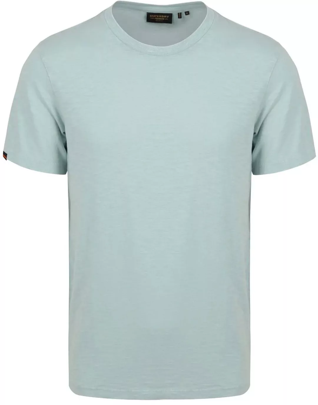 Superdry Slub T Shirt Melange Hellblau - Größe 3XL günstig online kaufen