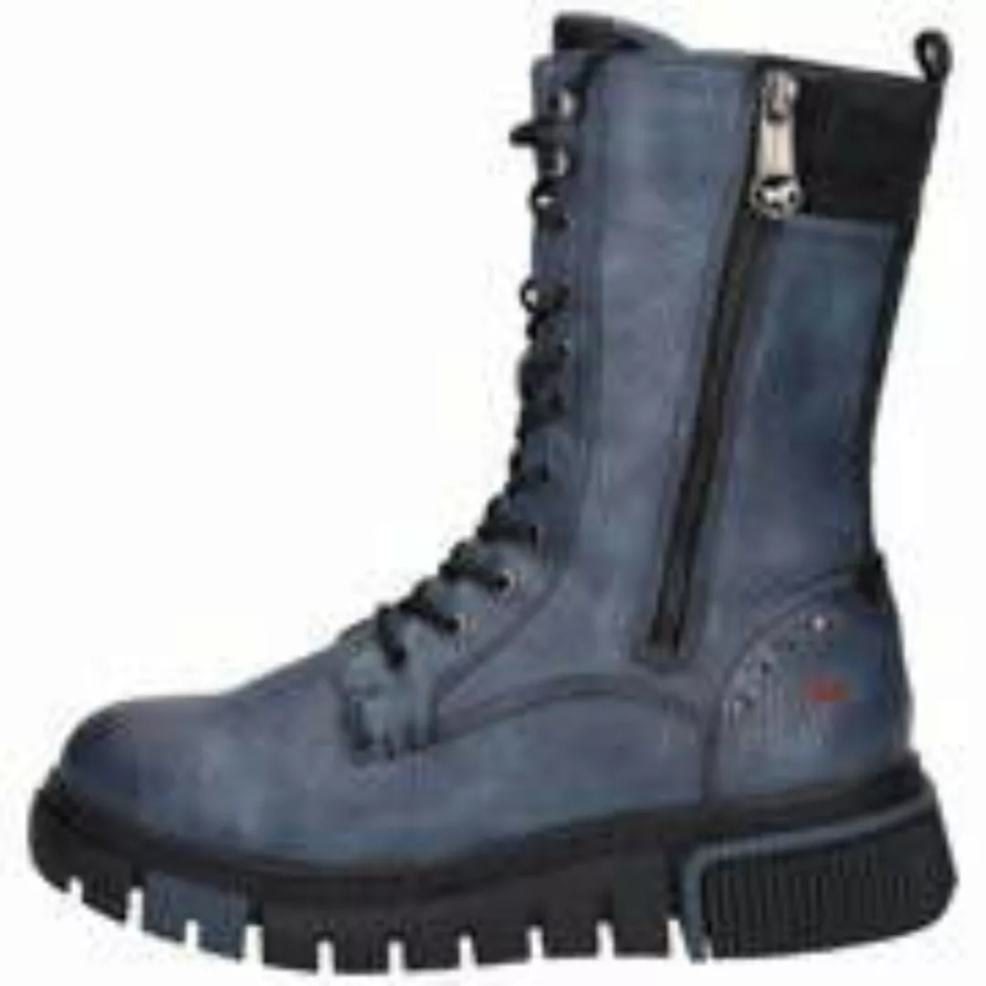 Mustang Schnürstiefelette Damen blau günstig online kaufen