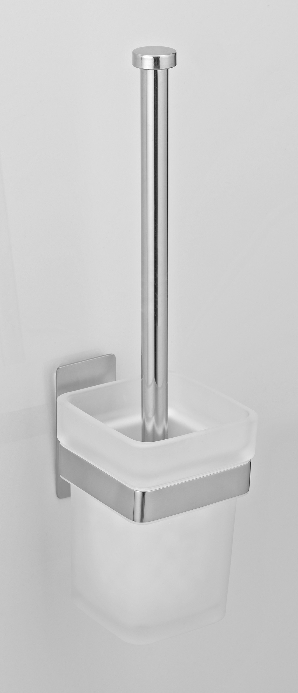 WENKO WC-Garnitur »Turbo-Loc® Genova«, aus Edelstahl-Glas, shine, abnehmbar günstig online kaufen