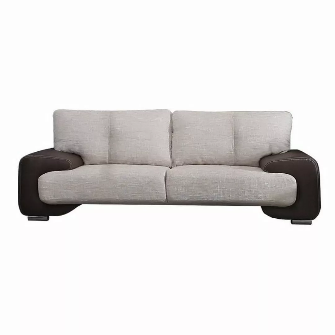 MOEBLO Sofa LORENTO 3-Sitzer, Kleiner 3-Sitzer Design Sofa 3er Büro Kunstle günstig online kaufen