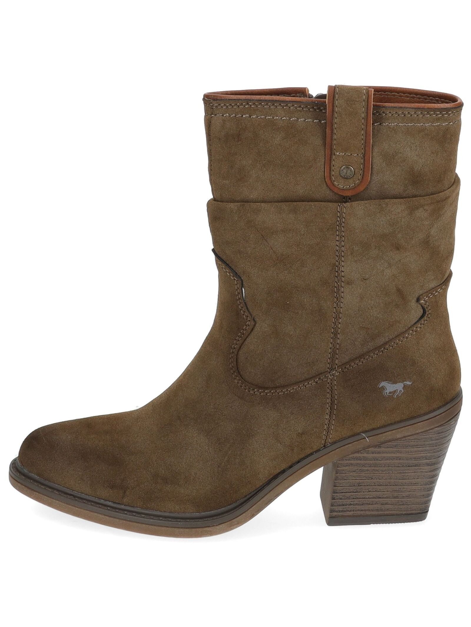 Mustang Shoes Schnürstiefelette "Mustang Shoes Stiefelette Lederimitat" günstig online kaufen