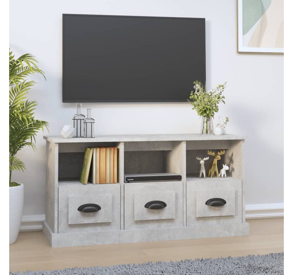 vidaXL TV-Schrank TV-Schrank Betongrau 100x35x50 cm Spanplatte günstig online kaufen