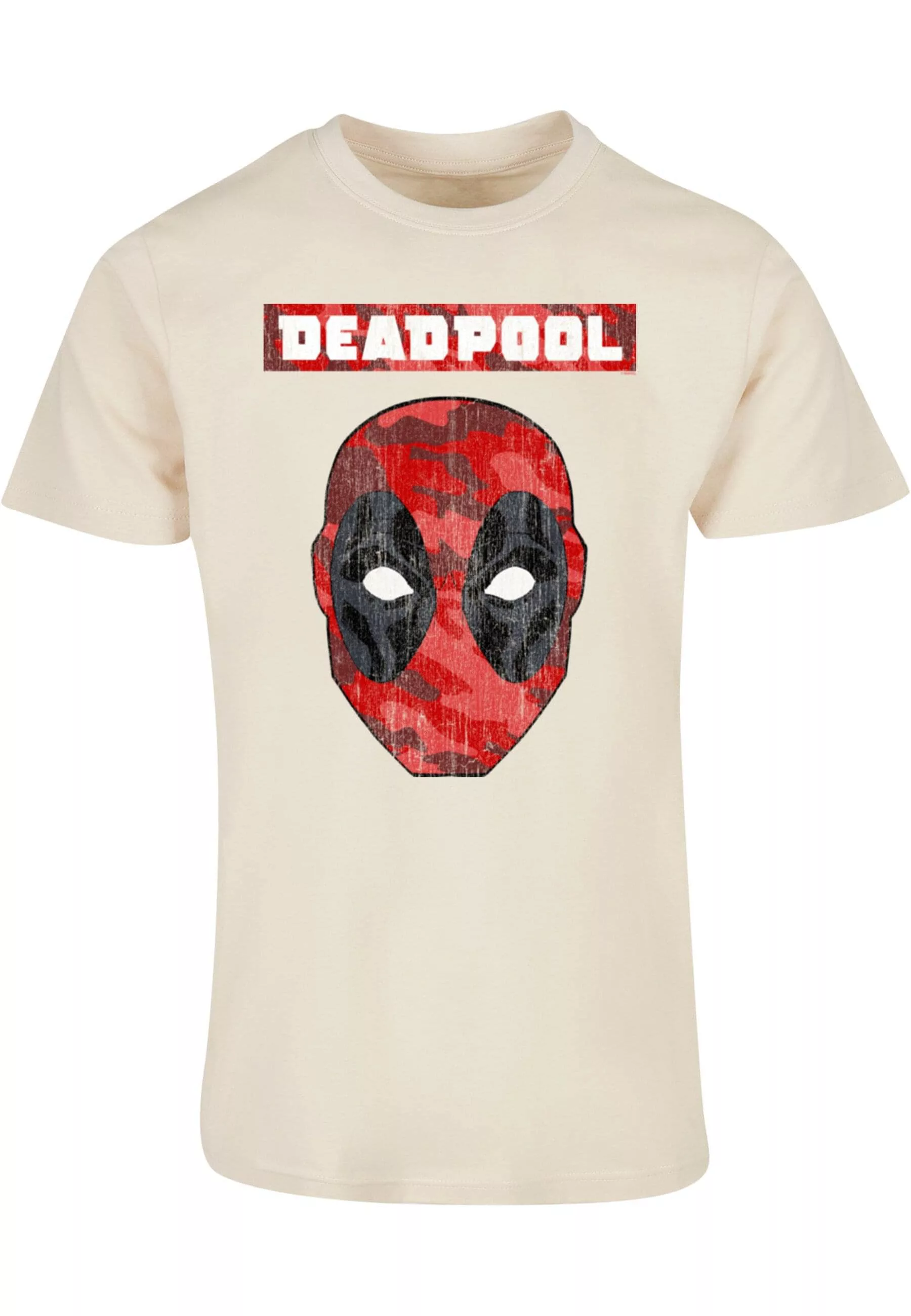 ABSOLUTE CULT T-Shirt ABSOLUTE CULT Herren Deadpool - Camo Head T-Shirt (1- günstig online kaufen