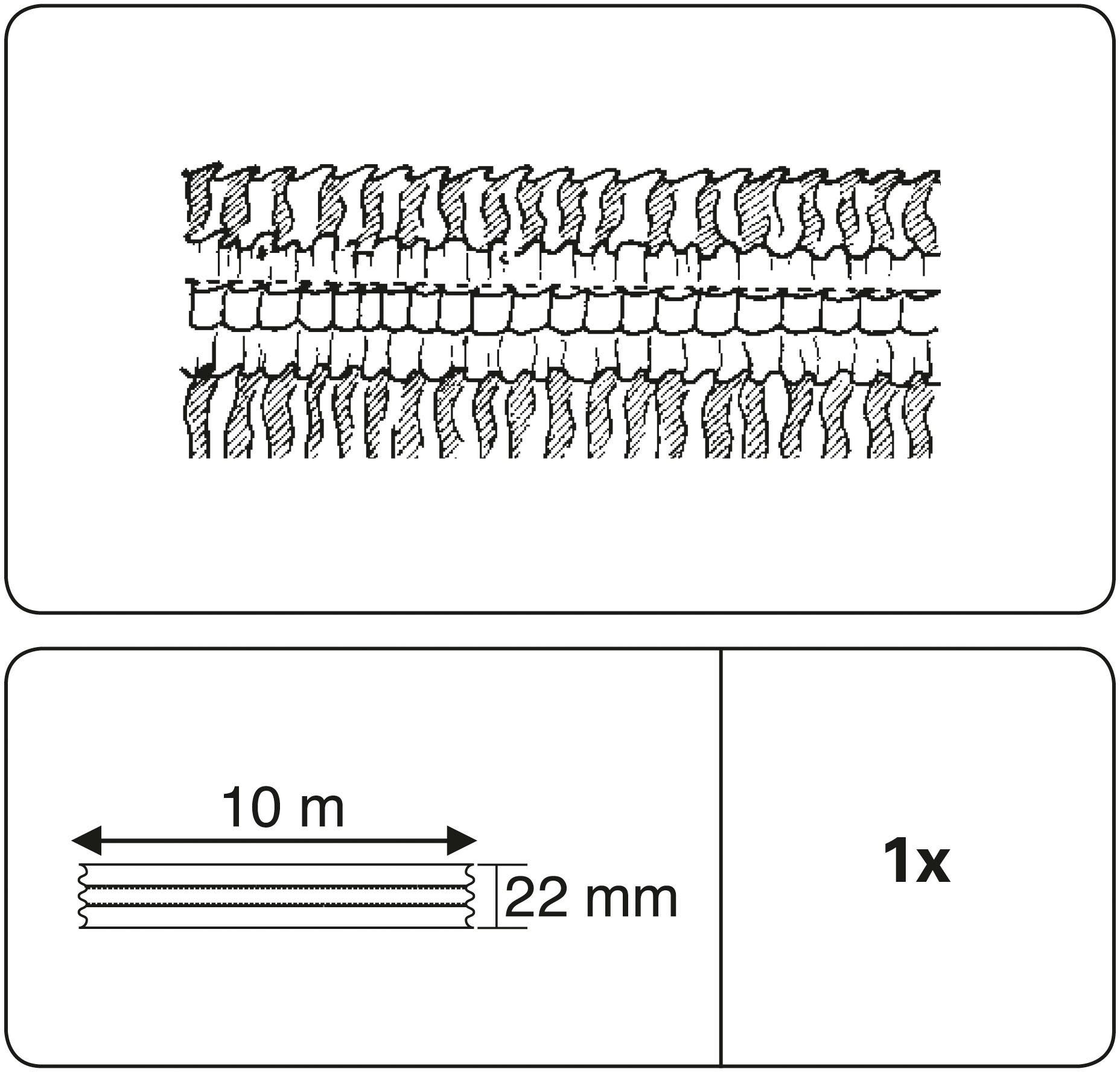 GARDINIA Kräuselband Universal-Gardinenband 1000, (1-St), Zubehör günstig online kaufen
