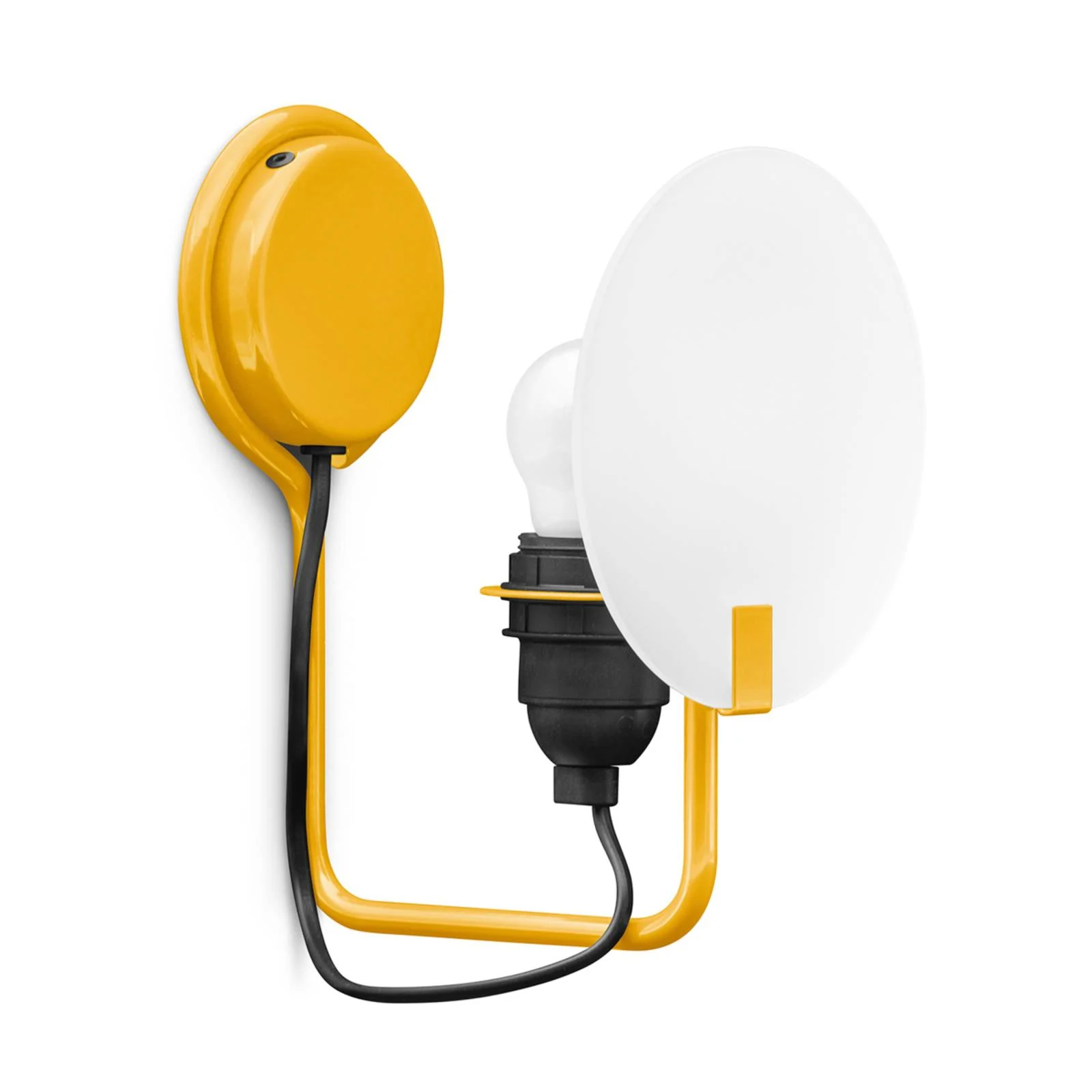 Stilnovo Bugia LED-Wandleuchte, einflammig gelb günstig online kaufen