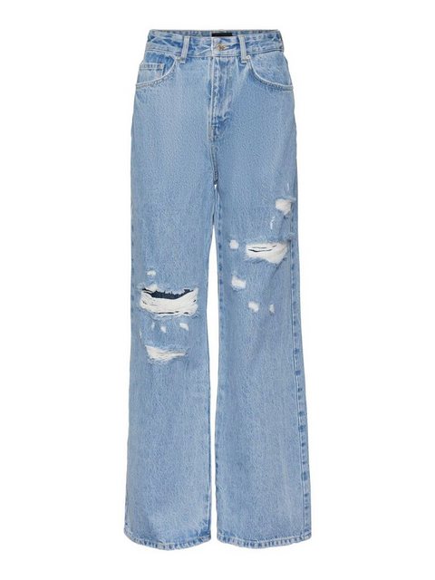 Vero Moda Weite Jeans Rebecca (1-tlg) Cut-Outs günstig online kaufen