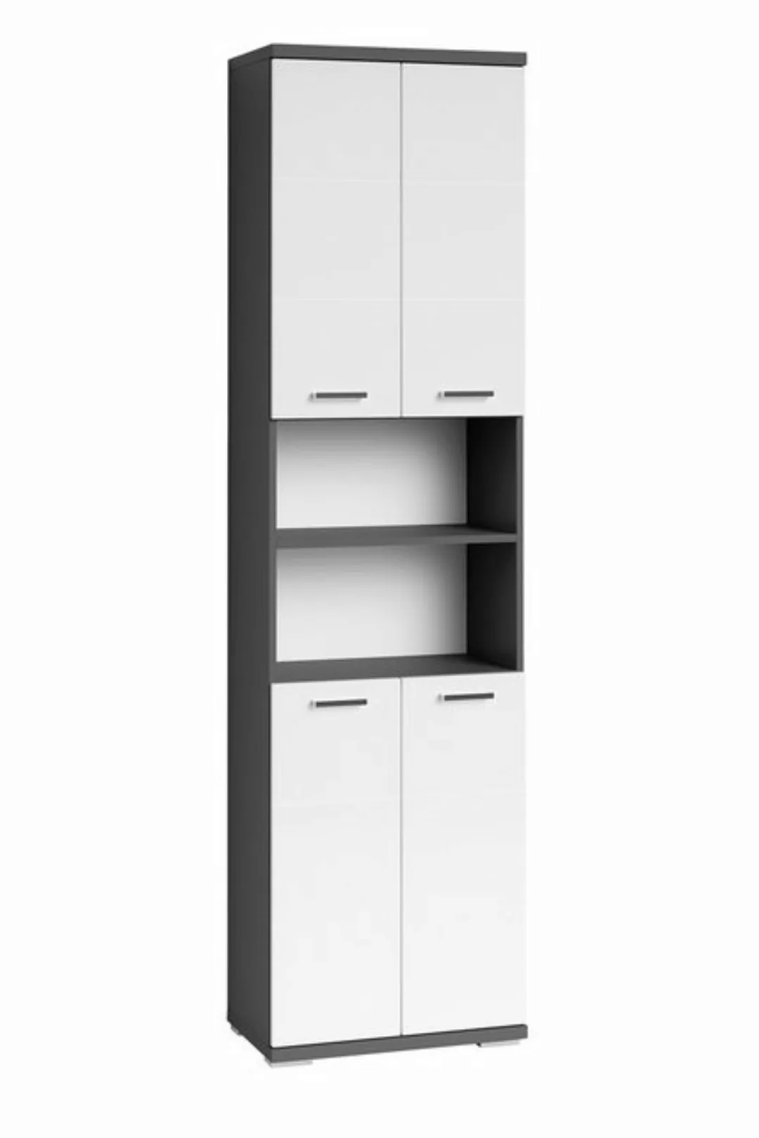 byLIVING Hochschrank "Nebraska", Breite 50 cm, Badezimmerschrank mit Metall günstig online kaufen