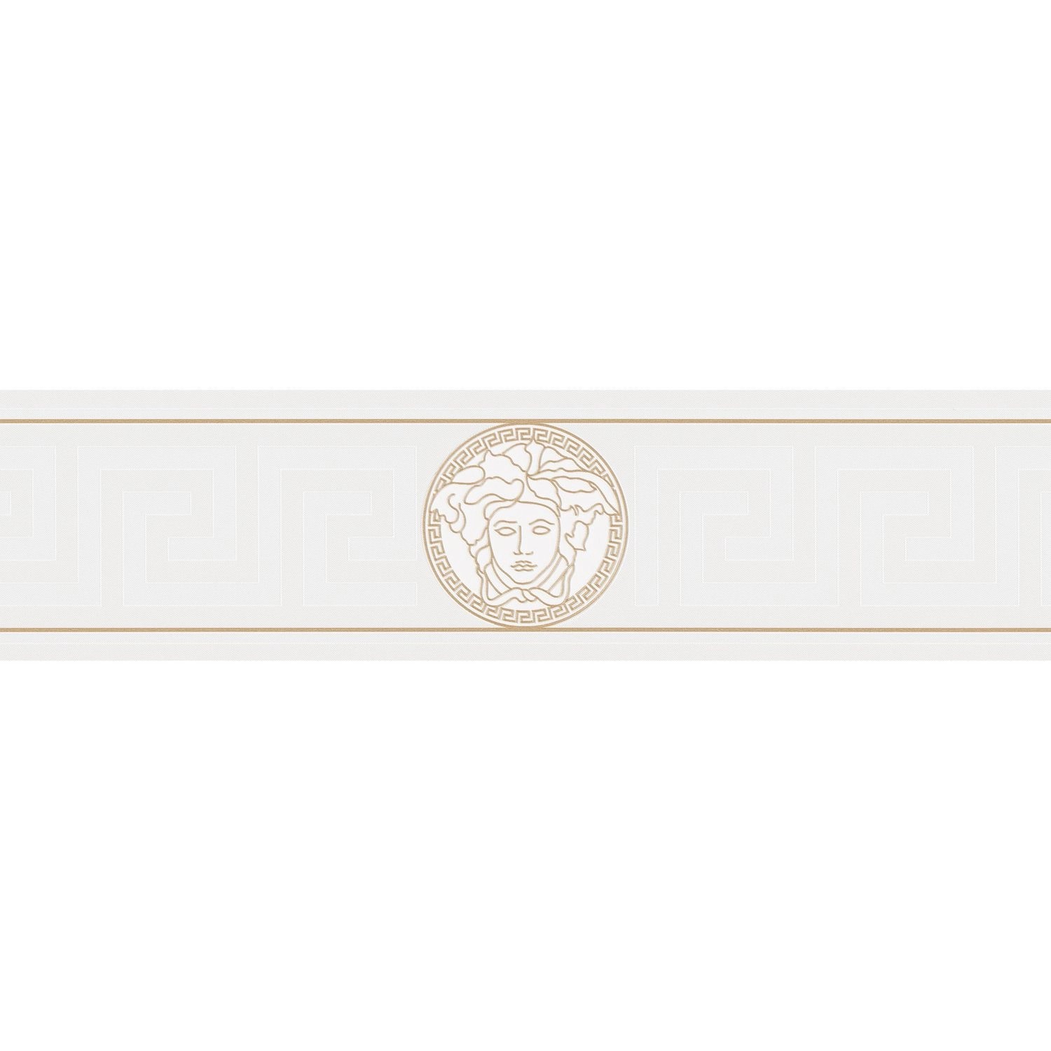 PROFHOME 935223-GU Exklusive Luxus Tapete Ornament glänzend Gold Weiß 0,65 günstig online kaufen
