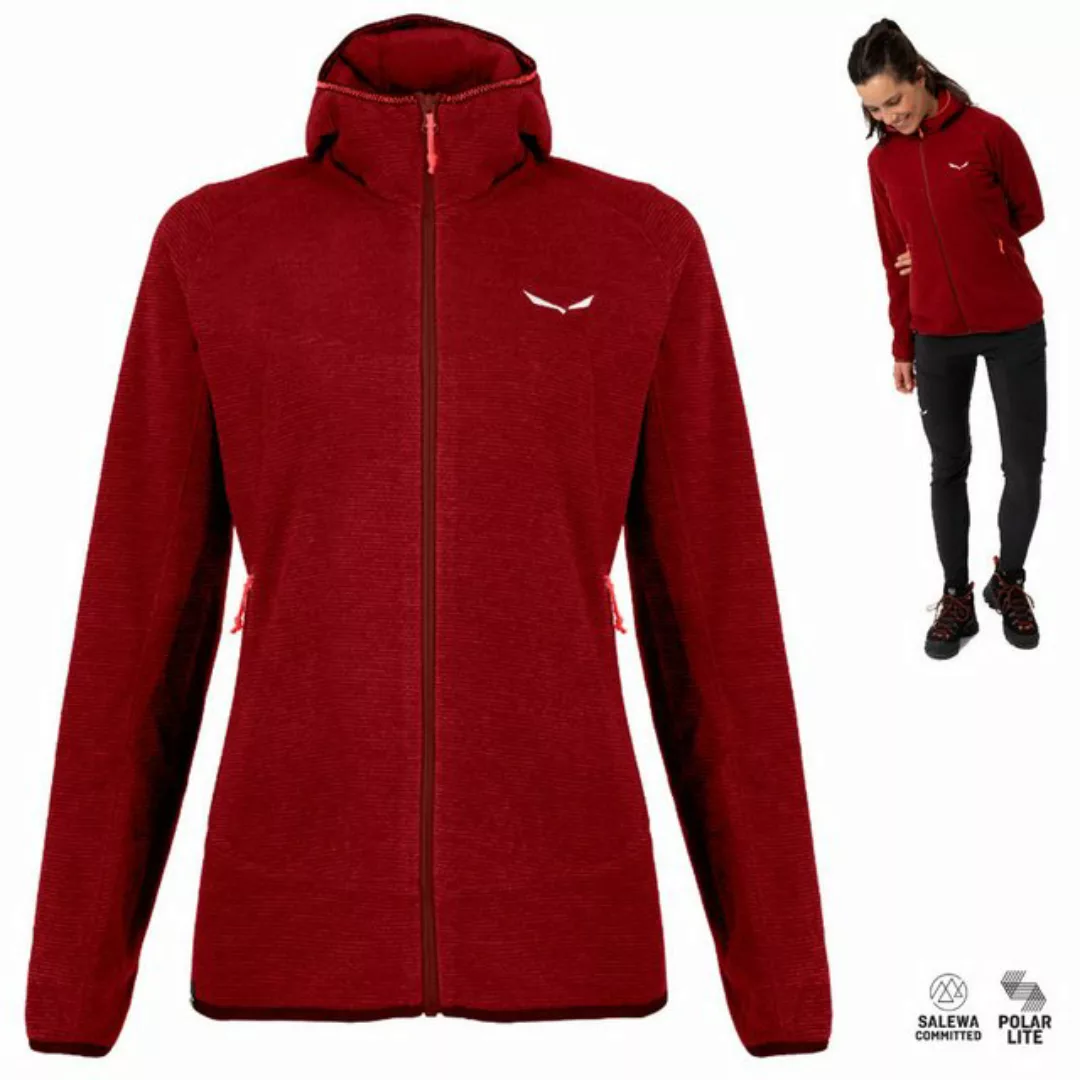 Salewa Trekkingjacke Salewa - NUVOLO Polarlite W Full Zip Fleecejacke, rot günstig online kaufen