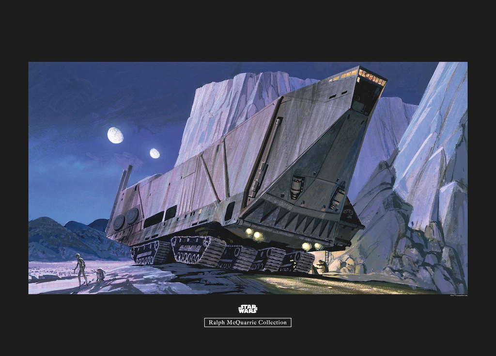 Komar Bild "Star Wars Classic RMQ Sandcrawler", Star Wars, (1 St.), Wandbil günstig online kaufen