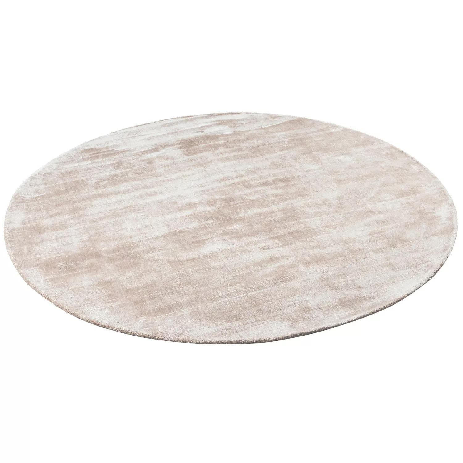 Pergamon Luxus Designer Teppich Roma Beige 120cm Rund günstig online kaufen