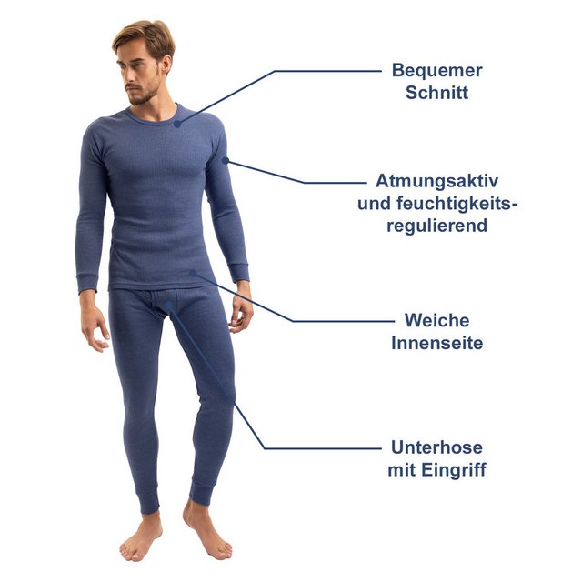 celodoro Funktionshose 2er Pack Herren Ski-Thermo Unterhose günstig online kaufen