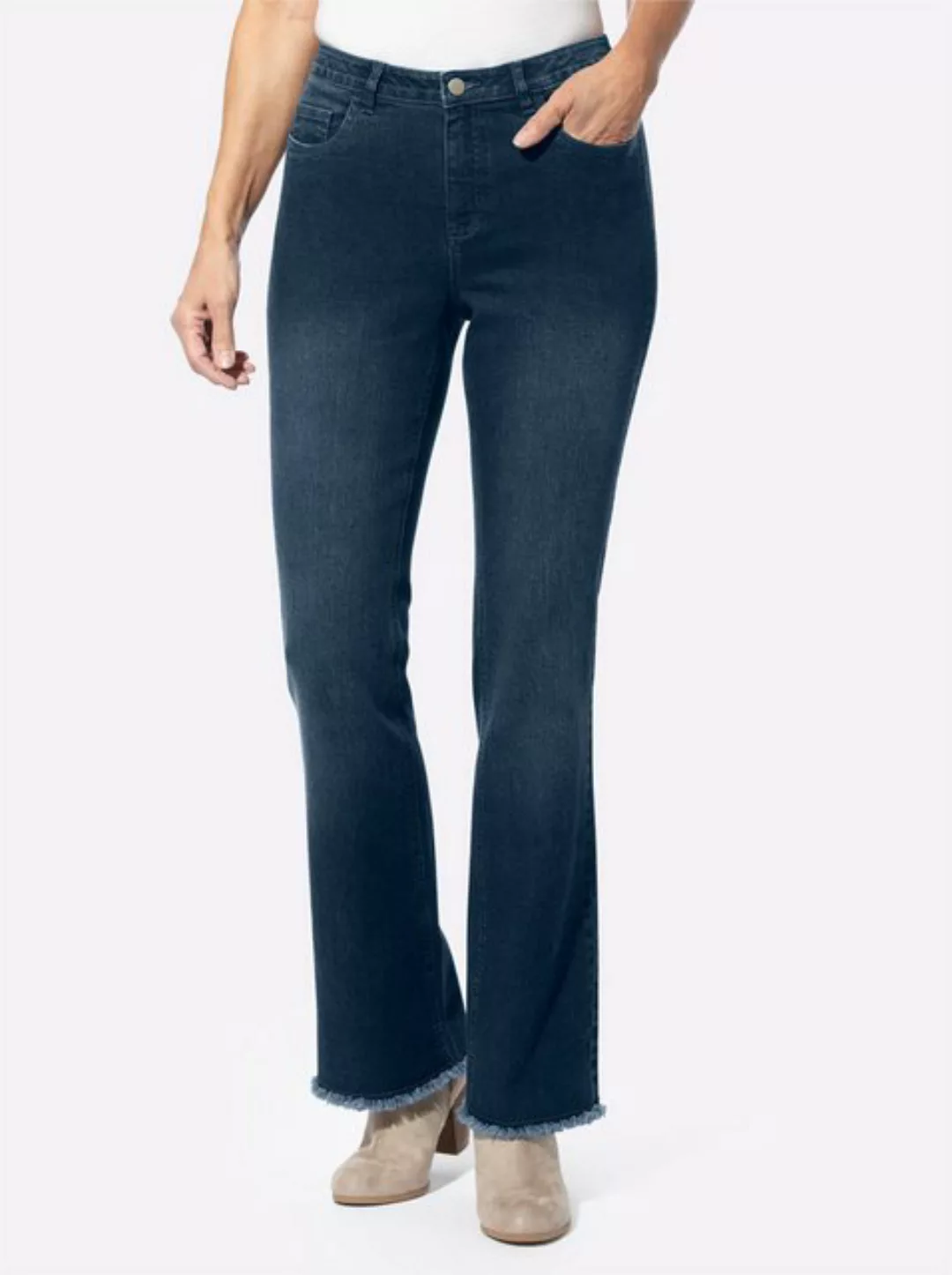 Sieh an! Bequeme Jeans Bootcut-Jeans günstig online kaufen