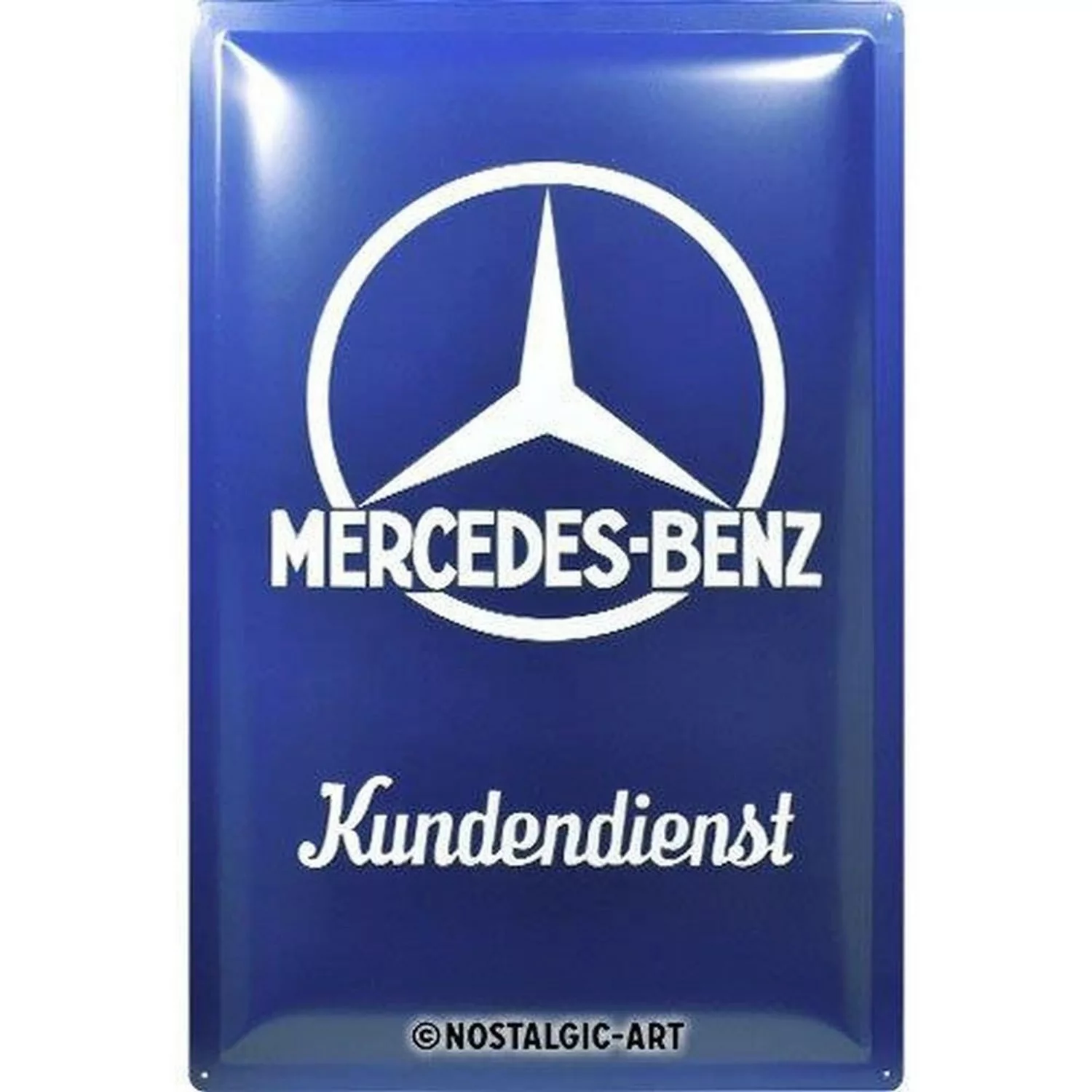 Nostalgic-Art Blechschild 40 x 60 cm - Mercedes-Benz - Mercedes-Benz Kunden günstig online kaufen