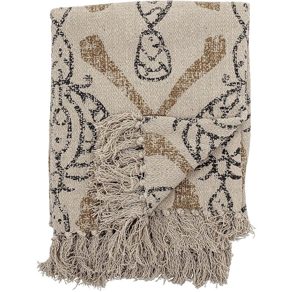 Bloomingville Tagesdecke Freddy, natur, aus Baumwolle, günstig online kaufen
