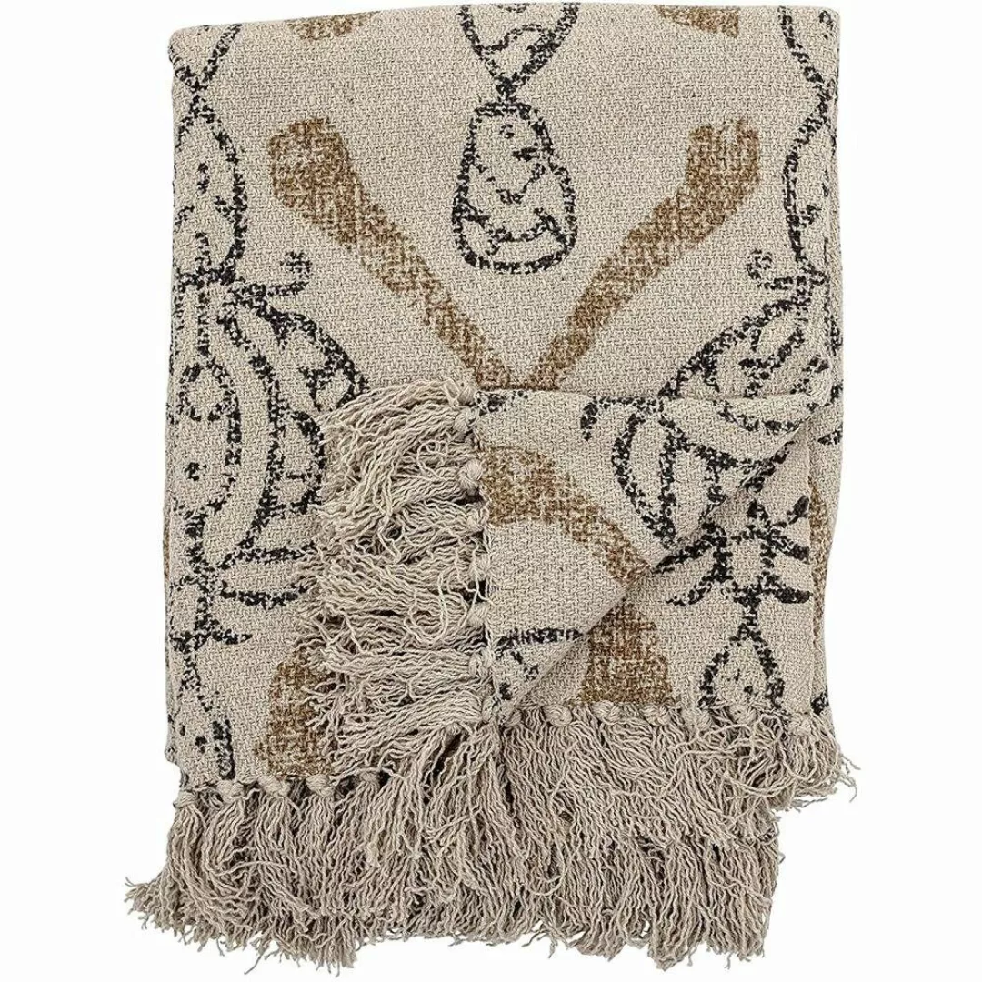 Bloomingville Tagesdecke Freddy, natur, aus Baumwolle, günstig online kaufen
