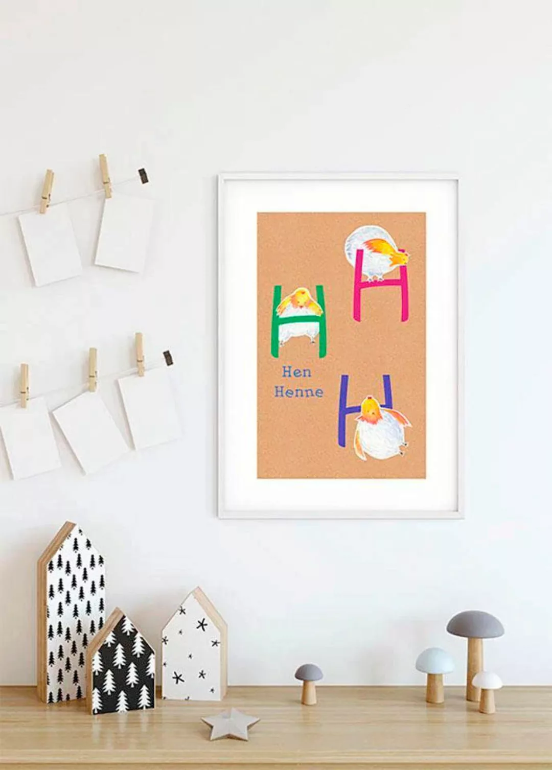 Komar Poster »ABC Animal H«, Buchstaben, (1 St.) günstig online kaufen
