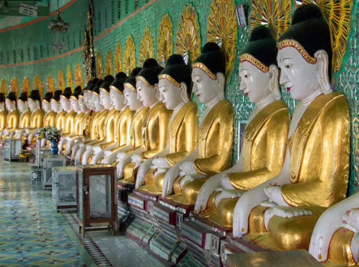 Papermoon Fototapete »U Min Thonze Buddhas« günstig online kaufen