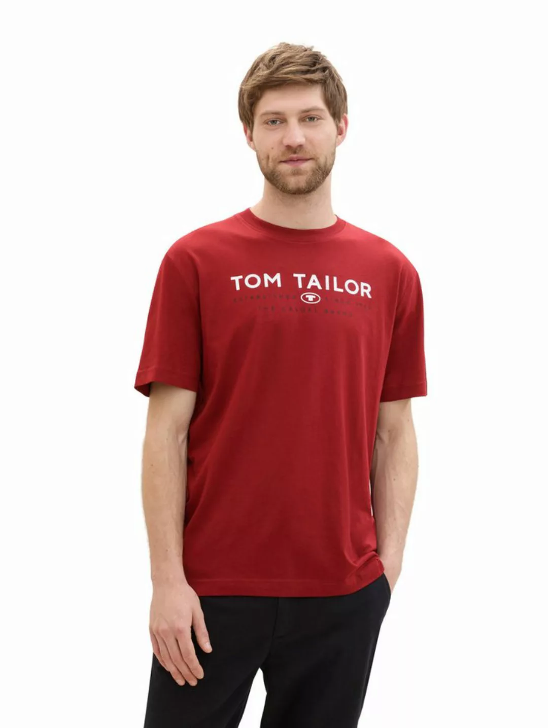 TOM TAILOR Print-Shirt mit Logo Print günstig online kaufen