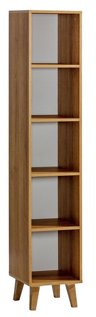 Feldmann-Wohnen Bücherregal Viso, 1-tlg., 35x38x180cm Eiche Riviera weiß günstig online kaufen