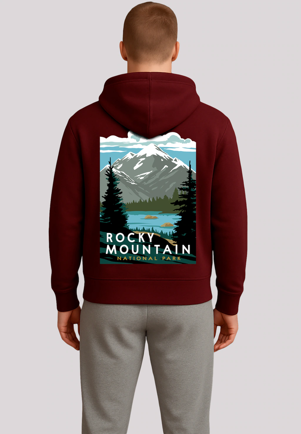 F4NT4STIC Kapuzenpullover "US National Parks Rocky Mountain National Park", günstig online kaufen