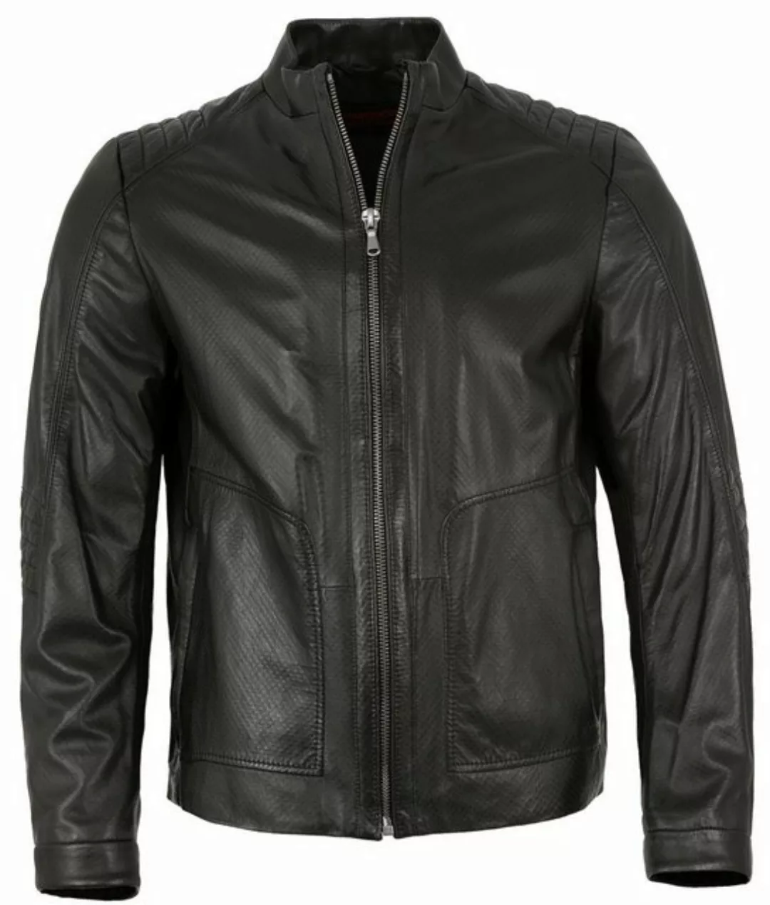 Maddox Lederjacke Rod MADDOX - Herren Echtleder Lederjacke Lammnappa schwar günstig online kaufen