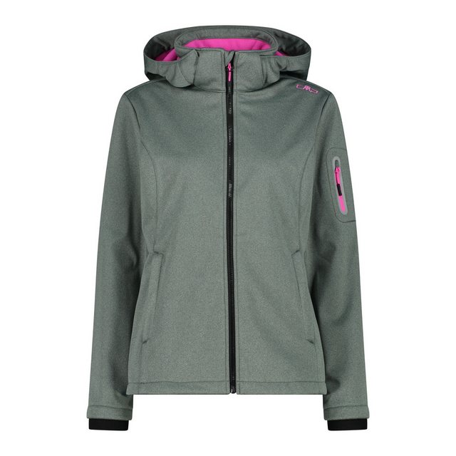 CMP Trekkingjacke WOMAN JACKET ZIP HOOD MINERAL MEL. günstig online kaufen