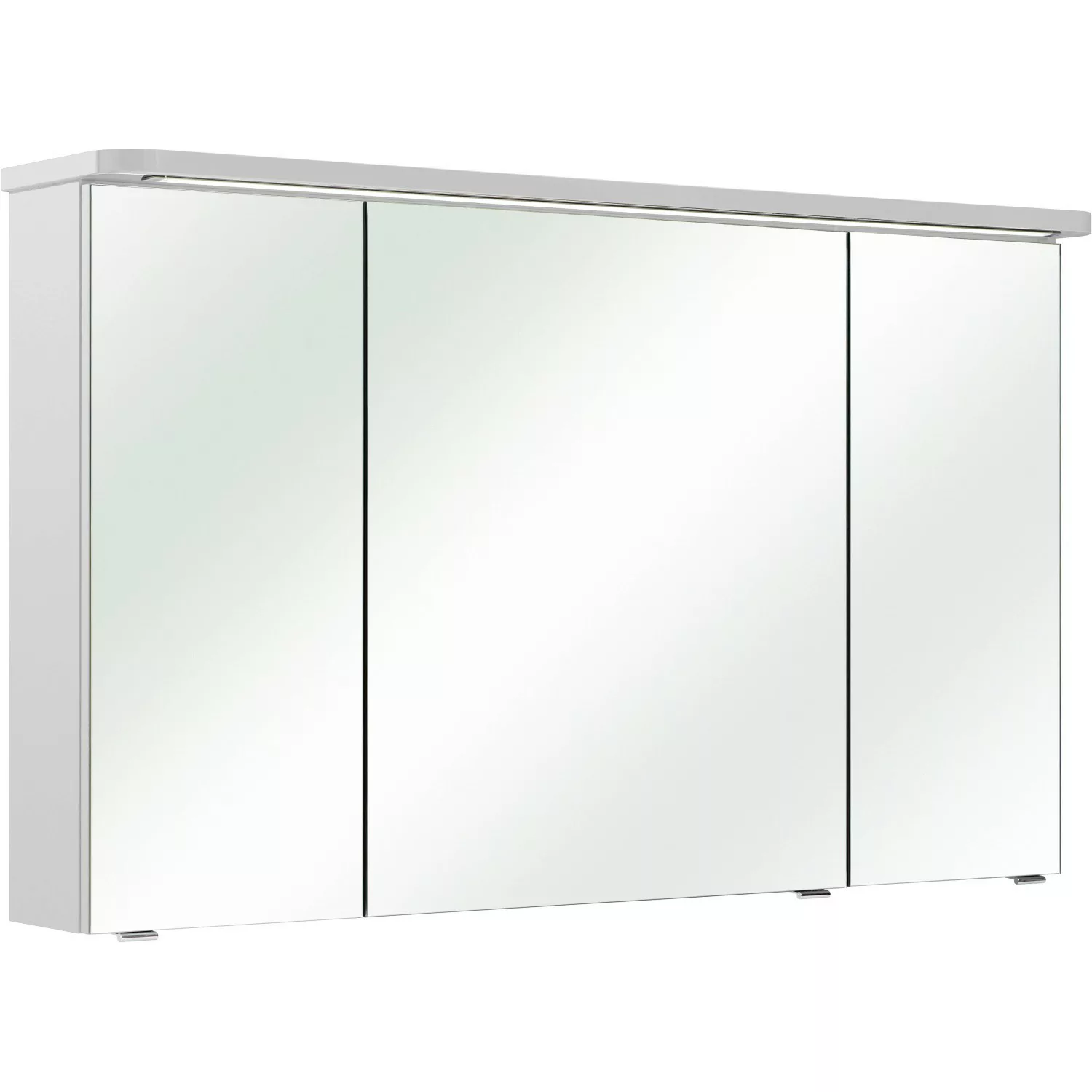 Pelipal Spiegelschrank Serie 4005 Weiß Hochglanz 120 cm mit Softclose Türen günstig online kaufen